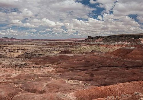 Painted Desert landscape near Holbrook, Arizona